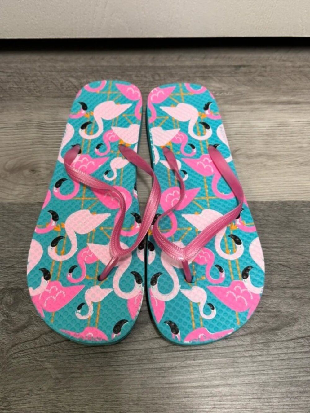 Flamingo Flip Flops Size 9/10